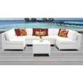 thumbnail image 3 of TK Classics MIAMI-07d-WHEAT 93 ft. Miami 7 Piece Outdoor Wicker Patio Furniture Set, Wheat, 3 of 3