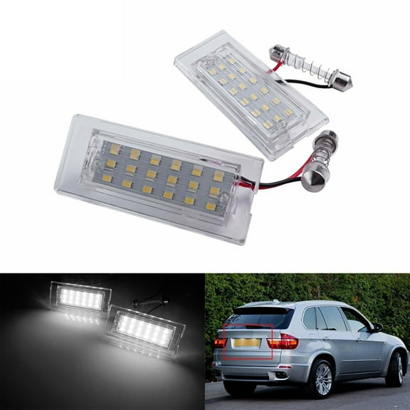 Phyun Led License Plate Lighting 51137062293 For Bmw E53 X5 1999-2006 / E83 X3 2003-2010