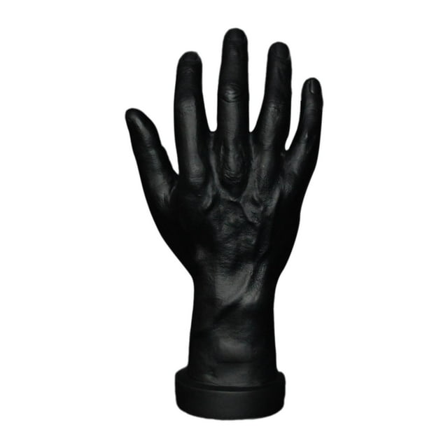 Modelo de mano falsa mano humana, accesorios de fotografía, decoración de Halloween, mano de maniquí para negro