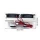 thumbnail image 5 of Seitruly Ventiladores axiales, enfriador sin escobillas, 12V, ventilador con cubierta para ordenador, radiador ligero resistente al calor, Electrónica miscelánea, 5 of 6