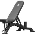 thumbnail image 2 of FASTES Adjustable Weight Bench 8 Positions Foldable Workout Bench Heavy-duty Weight Bench Press for Home Gym Full Body Strength Training, Max Weight 1400lbs, Black, 2 of 8