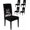 Black, variant on Dining Chair Covers Set of 4,Thanksgiving Pumpkin Fall Theme Universal Stretch Kitchen Seat Covers Parsons Chair Protector Slipcover for Home Restaurant Party Decor,Colorful Polka Dot on Black