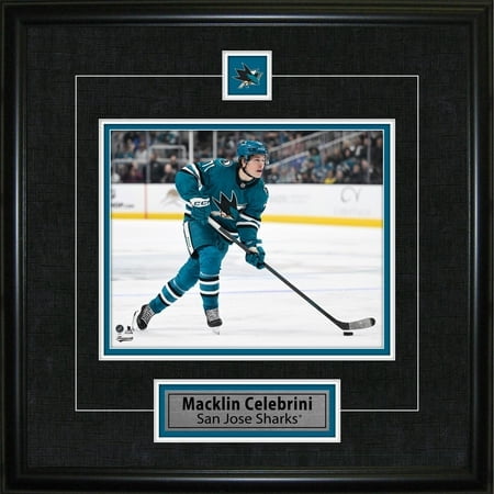 Macklin Celebrini Framed Pin & Plate San Jose Sharks - Officially Licensed NHL Wall Art