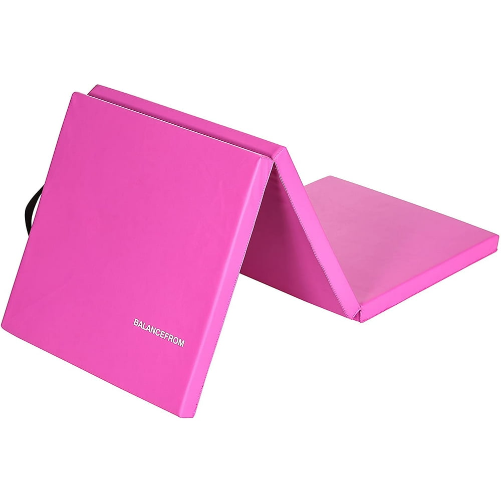 Sportiva 2" Thick TriFold Folding Exercise Mat with Carrying Handles