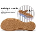 thumbnail image 5 of Ecetana Slide Sandals for Women Flip Flops Comfort Non-Slip Summer Casual Shoes Dressy Beach Sandals, 5 of 7
