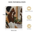 thumbnail image 2 of Nawypu African American Black Woman Bathroom Wall Art Canvas Poster Decorative with Frame  Boho Woman Art Canvas, Black Girl Art Wall Decor For Bathroom Bedroom Modern Wall Decor -, 2 of 5