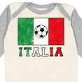 thumbnail image 4 of Inktastic Italian Soccer Boys or Girls Long Sleeve Baby Bodysuit, 4 of 5