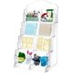 thumbnail image 1 of Exhibidor de pegatinas acrílico de 4 niveles, soporte transparente para tarjetas coleccionables, organizador de pegatinas, estante organizador para stands de vendedores con 8 compartimentos., 1 of 6