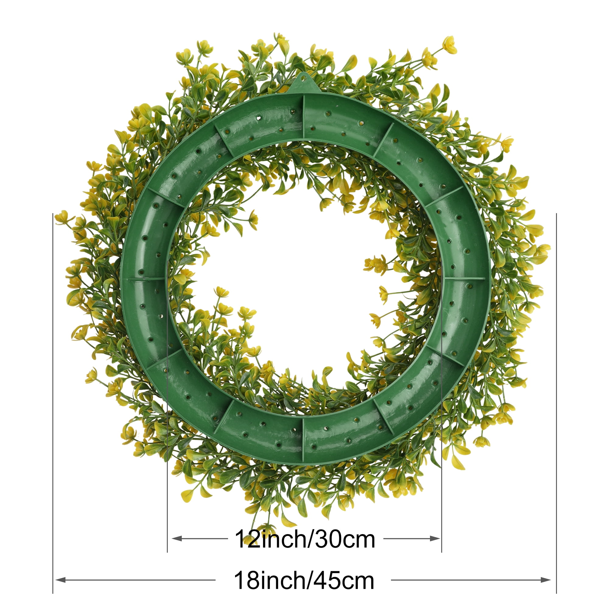 Unique Bargains Boxwood Wreaths for Front Door Fall Decorations Farmhouse Wreaths Yellow