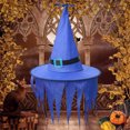 thumbnail image 3 of Vikakiooze Halloween Decorations Halloween Decorations Adult Witch Hat Halloween Costume Head-wear Cosplay Party Props, 3 of 7
