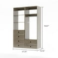 thumbnail image 3 of VivaVista Modular Closet Systems – Built in Closet Organizer Systems with Drawers and Shelves, Modern Closet Shelving System, Closet Organizers and Storage Drawers, Closet System for Walk in Closets, 3 of 7