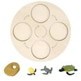 thumbnail image 1 of Dsscvnef Montessori Life Growth Cycle Board the Circular Deduction Teaching Aid Board Is Made Of Wood Early Educational for Farm Books for Preschoolers Climbing Board for Kids Kids Makeup Table with P, 1 of 3