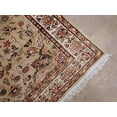 thumbnail image 6 of Ahmedani Linen Love Exotic Beige Floral Medallion Rectangle Home Decor Area Rug Hand Knotted Wool Silk Indoor Carpet (8 x 5) Foot, 6 of 9
