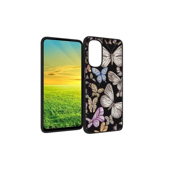 Compatible with Motorola Moto G Stylus 5G 2022 Phone Case, Butterflies 73 Case Men Women, Flexible Silicone Shockproof Case for Motorola Moto G Stylus 5G 2022