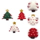 thumbnail image 3 of ColoMX 3 piezas de adorno de fieltro decoración hecha a mano colgante de árbol de Navidad (color al azar), 3 of 7
