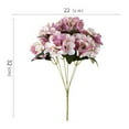 thumbnail image 6 of Yirtree Artificial Flowers Silk Hydrangea Flowers with 6 Big Heads Fake Flower Bunch Bouquet for Home Wedding Party Decor DIY, 6 of 8