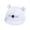 White, variant on Toddler Boys Girls Baseball Cap Cute Bear Ear Embroidery Soft Knit Hat Baby Outdoor Activities Windproof Casual Cap