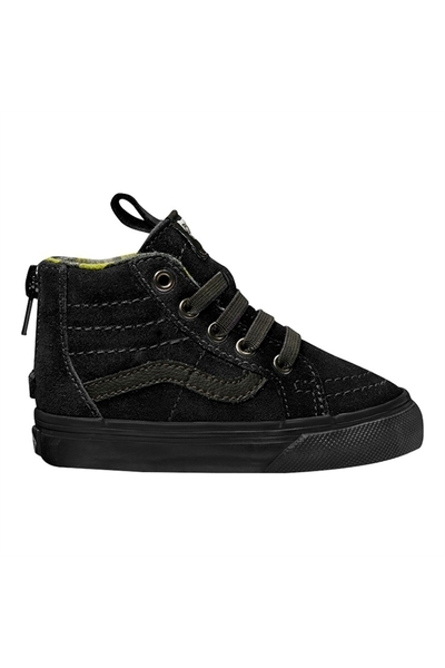 toddler black leather vans