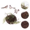thumbnail image 3 of 1 juego de adornos decorativos para nido de pájaro, para árbol, de ratán, para decoración del hogar., 3 of 6