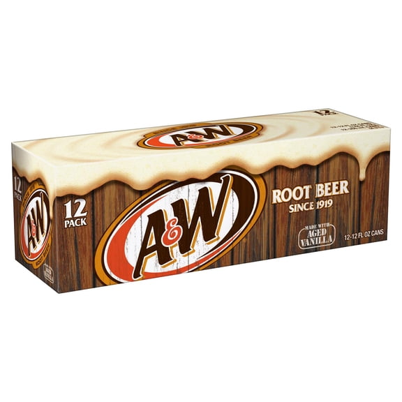 A&W Root Beer 12 oz Cans - 12 pk