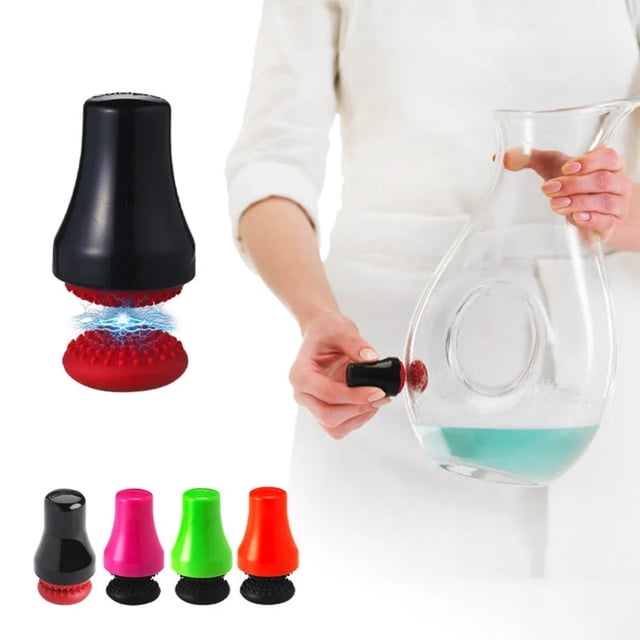 Xihbxyly Cepillo de Limpieza Magnético, Diseño de 360° Sin Ángulo Muerto, Estropajo de Neopreno, Imán Superpotente, Ideal para Jarrones de Vidrio, Peceras, Ventanas de Coche, Uso Doméstico, 1 Juego d
