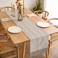 thumbnail image 3 of Table Runner 72 Inches Long for Kitchen Dining, Beige Pink Floral Dresser Scarf Farmhouse, Dining Table Decorations for Wedding/Parties, Spring Flowers 13 x 72 In, 3 of 8