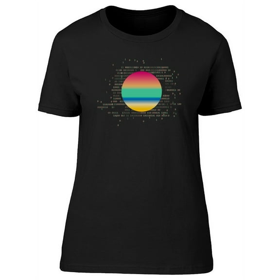 Abstract Futuristic Circle  Tee Women's -Image by Shutterstock