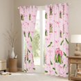 thumbnail image 3 of Manfei Girls Personalized Gifts Kitchen Curtains,Pink Bowknot Kawaii Camber Black Out Curtains Pack of 2 (42x63 Each), 3 of 6