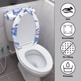 thumbnail image 3 of HELLHERO Toilet Seat Lid Cover 2 Piece 17x21 Inches Cozy Handprint Design, 3 of 8