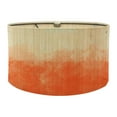 thumbnail image 2 of Sombra de lámpara de bambú, vintage, clip boho en la luz de Cubierta de lámpara de lámpara E27 para la lámpara de mesa Light Pendse Light Orange de gradiente, 2 of 8