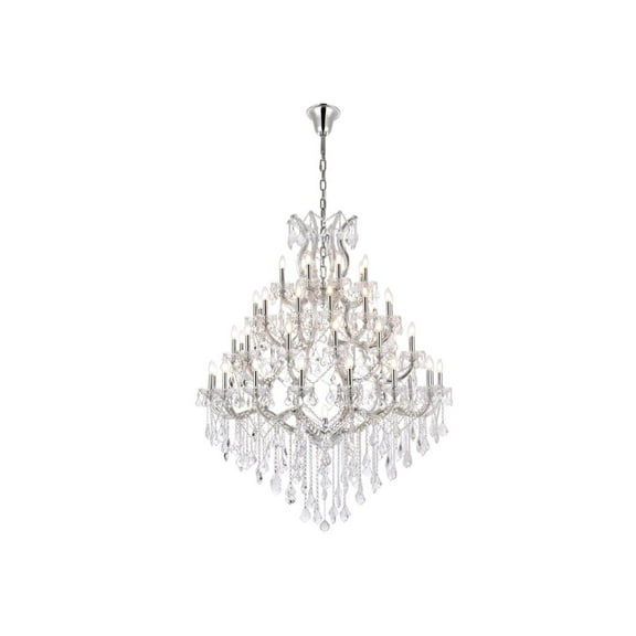 Maria Theresa 49 light Chrome Chandelier Clear Royal Cut Crystal