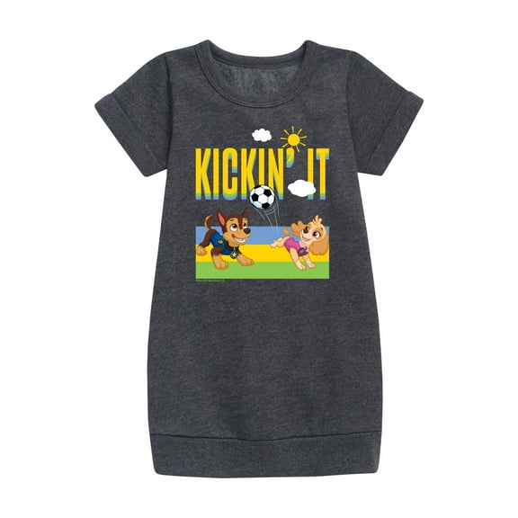 Paw Patrol - Kickin It - Toddler & Youth Girls Fleece Dress