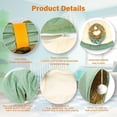thumbnail image 3 of HAHDAXIA Bunny Tunnel Bed, 2-in-1 Collapsible Rabbit Tunnel Tubes Toys with Removable Mat Bunny Hideout for Cats Kittens Rabbits Bunny Guinea Pigs Kitty Green C0239-GREEN-FBA, 3 of 7