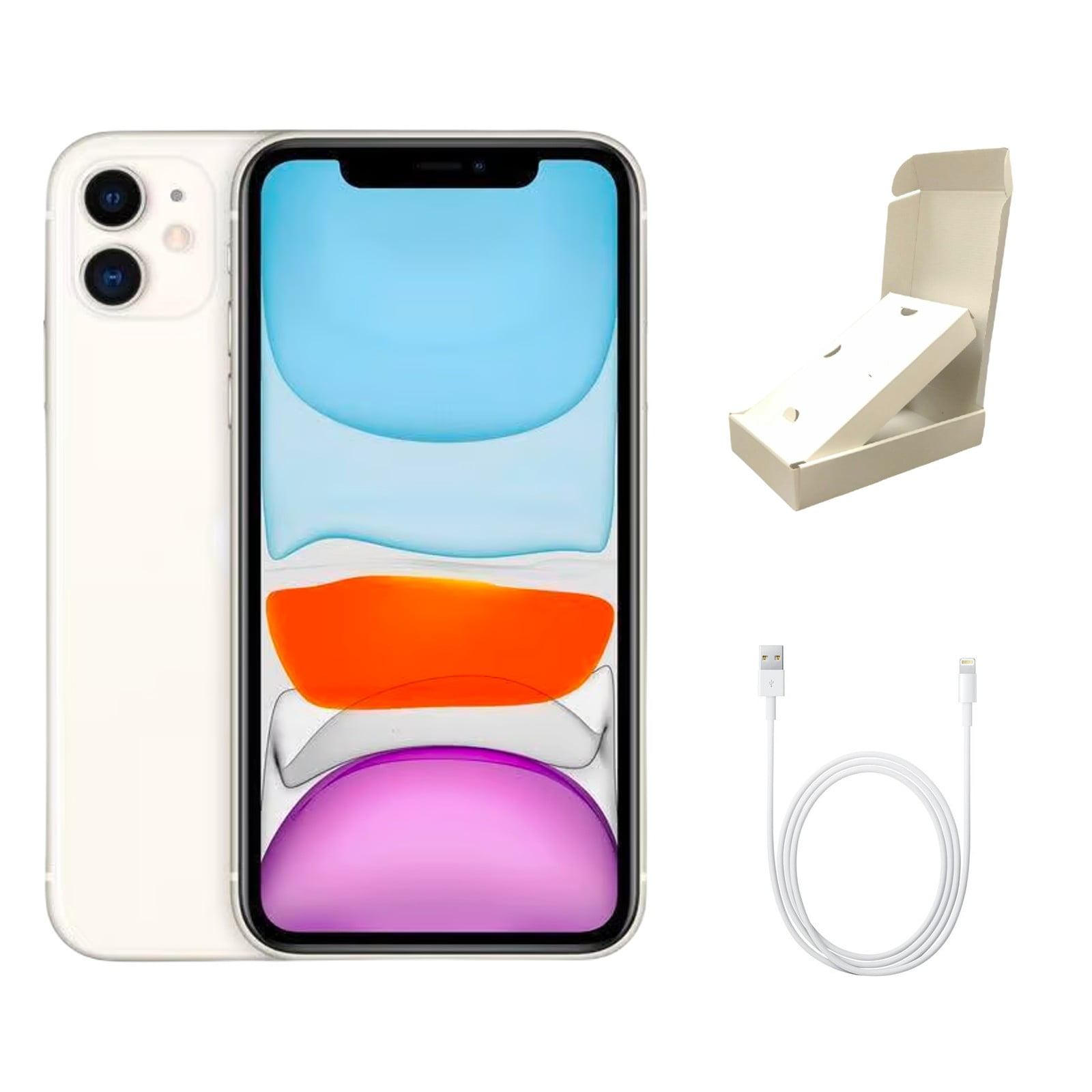 Refurbished Apple iPhone 11 A2111 (Fully Unlocked) 64GB White