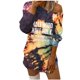 thumbnail image 1 of Moda mujer Casual sin tirantes manga larga Tie-dye impreso sudadera Tops Bluse Pompotops gfhjh9056, 1 of 4