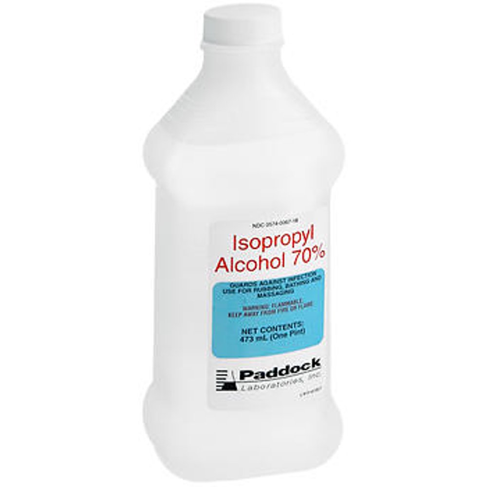 Paddock Isopropyl Alcohol 70, 16 Oz.