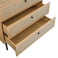 thumbnail image 5 of Dresser Drawer Chest, Brown Oak, Wood, Bedroom Living, Modern Contemporary HB35728, 5 of 8