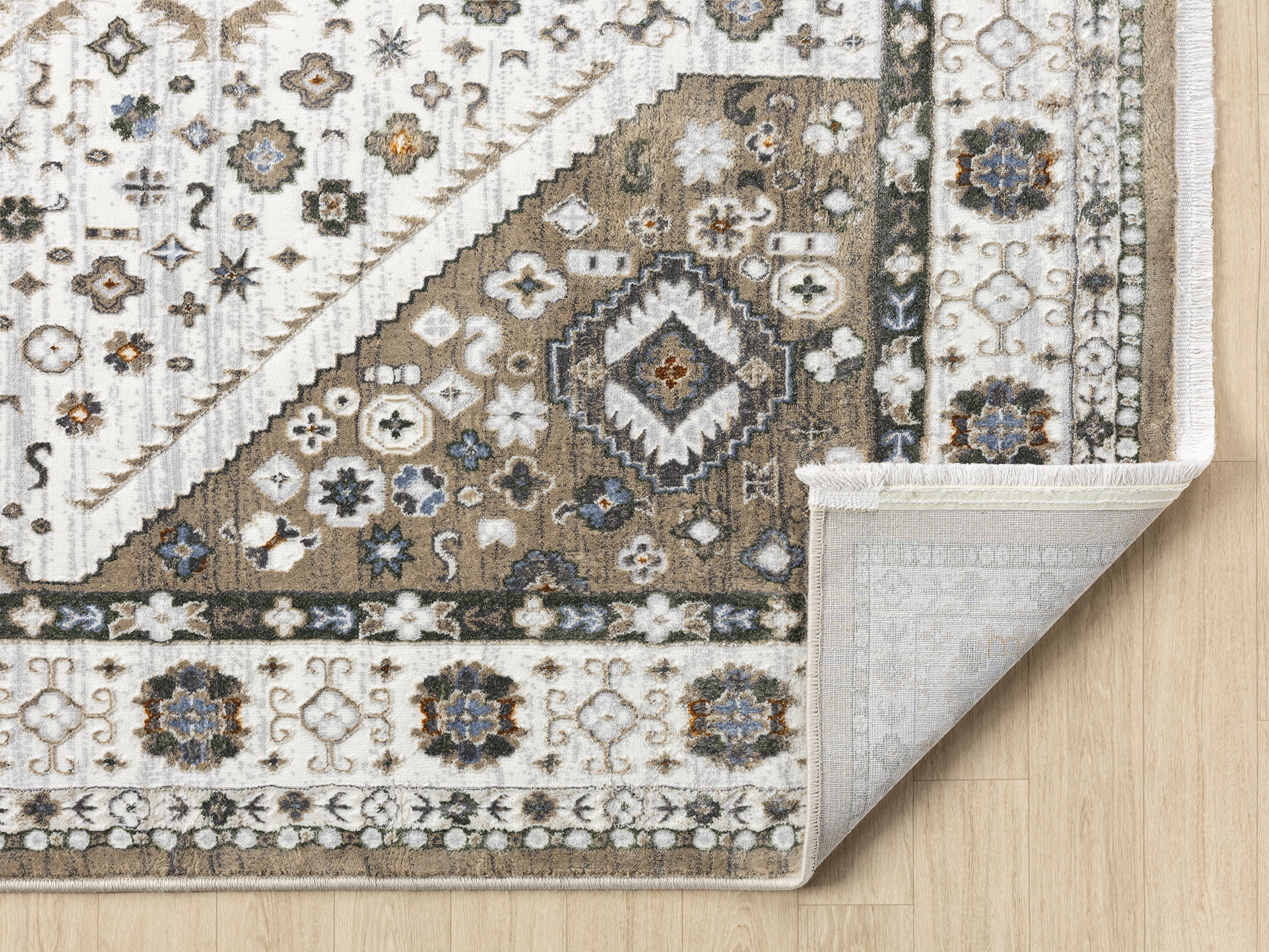 United Weavers Riviera Belva Area Rug, Border Pattern, Cream, 7'10" X 10'6"
