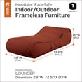 thumbnail image 3 of Classic Accessories Montlake Fadesafe Frameless Furniture - Indoor/Outdoor Bean Bag Patio Lounger, 3 of 11