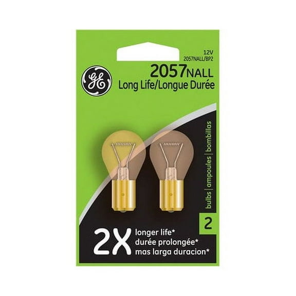 General Electric 2057 Amber Long Life Automotive Bulbs