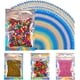 thumbnail image 1 of 100 bolsas de plástico Mylar transparentes con cierre hermético, resellables e impermeables a los olores, ideales para guardar alimentos, cuentas y joyas (10x7cm)., 1 of 7