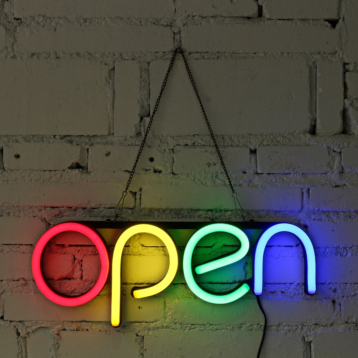OPEN Business Sign LED Light Store Shop Cafe Bar Ultra Bright Neon LIghts ON OF 