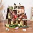 thumbnail image 6 of Mysterys Shack Building Block Set Cartoon Gravityed Falls House Building Kit Compatible with Lego DIY Model Display Collection Gift for Adult and TV Fans (965pcs), 6 of 7