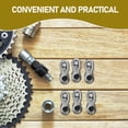 thumbnail image 4 of BRIGHTFUFU 8Pcs Cycling Chain Connectors Rectangular Shape Bike Chain Replacement Buckle, 4 of 8