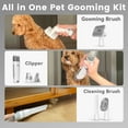 thumbnail image 4 of Oneisall LM3 Dog Grooming Vacuum, 8-in-1 Dog Grooming Kit, 11000Pa Super Suction Dog Hair Vacuum for Shedding Dogs Cats Hair, Gray, 4 of 7