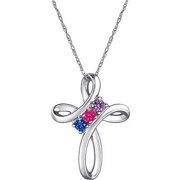Keepsake Personalized Family Jewelry Hope Birthstone Pendant available in Sterling Silver, 10kt and 14kt Yellow and White Golden