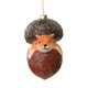 thumbnail image 4 of Adorno navideño de animal, decoración navideña para el árbol, figura de animal ardilla, 4 of 9
