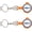Orange, variant on Fishing Knot Tying Tool | Protect from Fish s | Tie Fishing Knots Easily | Cool Gadgets for Fishermen | Ice Fly Fishing | Fishing Accessories for Beginner Anglers | Nail Knot Tool