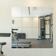 thumbnail image 1 of Espejo de pared Delma Home Gym de cristal, 30,5 x 30,5 cm, 1 of 6