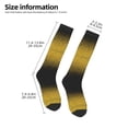 thumbnail image 5 of Fotbe Gold Glitter Gradient print Women's Men's Novelty Crew Socks Cotton Socks Knee High Socks for Walking,Running,Nurses,Pregnancy, 5 of 9